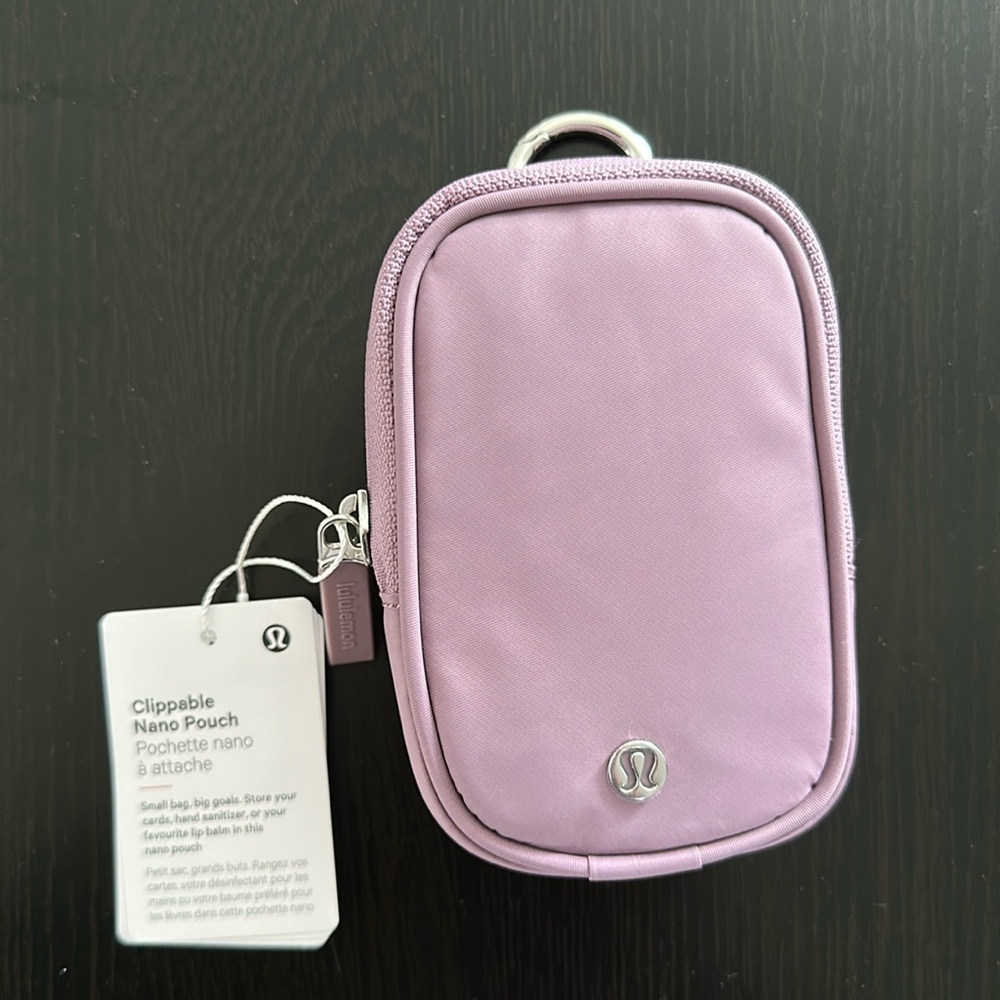 NWT Lululemon Lavender Nano Pouch